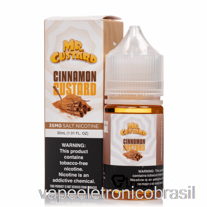 Creme De Canela Vape Eletrônico - Mr Creme Sais - 30ml 35mg